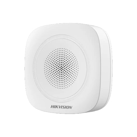 Hikvision AX Pro Sziréna - DS-PS1-I-WE (Beltéri, 110dB, Piros)