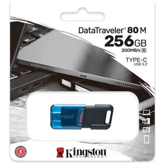 Kingston 256GB DataTraveler 80 M USB-C 3.2 Gen 1 pendrive