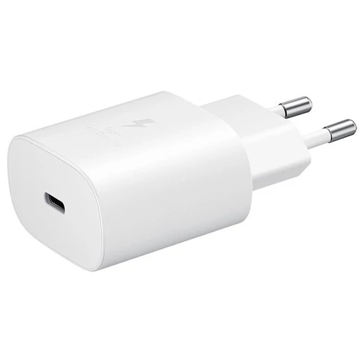 Samsung hálózati töltő adapter (25W) fehér (EP-TA800NWEGEU)