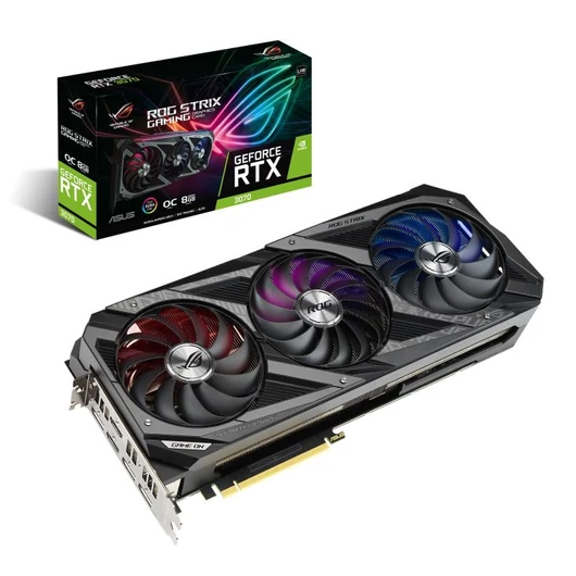 ASUS GeForce RTX 3070 Ti 8GB ROG Strix OC Edition videokártya (ROG-STRIX-RTX3070TI-O8G-GAMING)