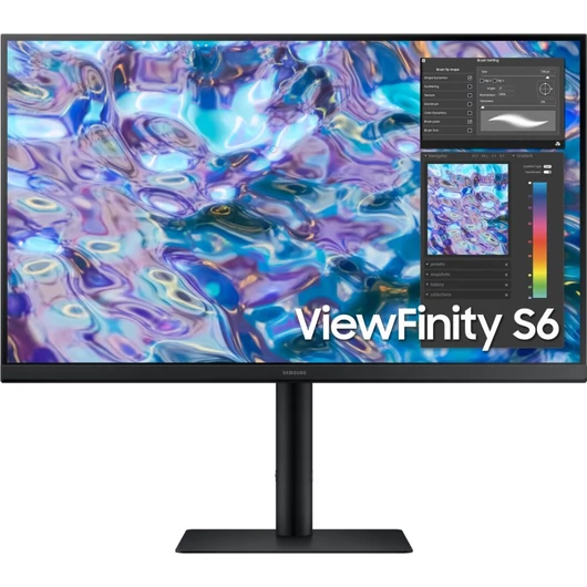 27" Samsung ViewFinity S6 LCD monitor (LS27B610EQUXEN)