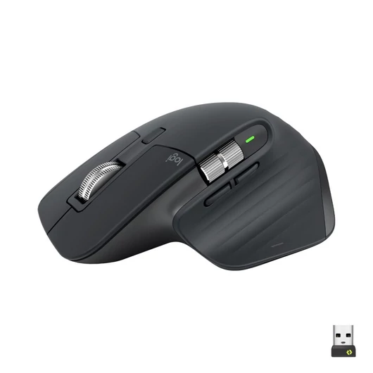 Logitech MX MASTER 3S vezeték nélküli egér Graphite (910-006559)