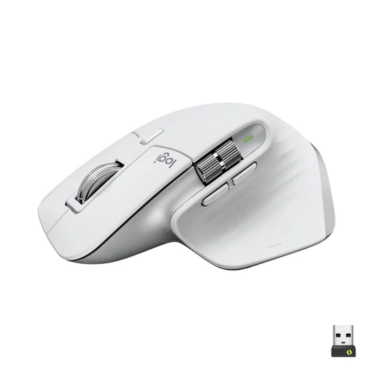 Logitech MX MASTER 3S vezeték nélküli egér Pale Grey (910-006560)