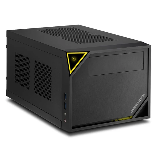 Sharkoon SHARK ZONE C10 táp nélküli Mini-ITX ház fekete (4044951016426)