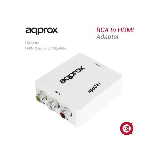 Approx RCA -> HDMI adapter (1080p / 60Hz, 720p / 60Hz) (APPC41)