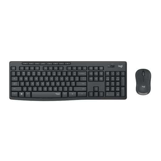 Logitech MK295 Silent vezeték nélküli billentyűzet + egér grafitszürke (920-009806)