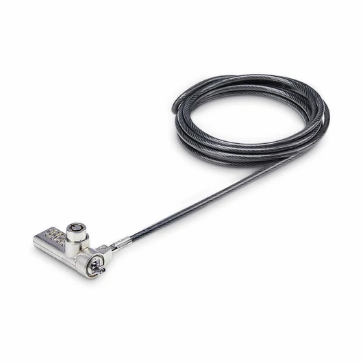 10PK KSLOT LAPTOP LOCK 6.5FT COMPUTER CABLE LOCK