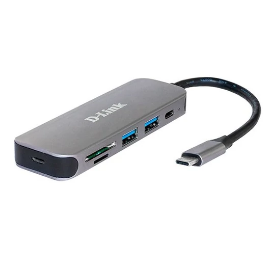 D-LINK USB-C HUB 2xUSB + 2xUSB-C + 1xSD + 1xMicroSD, DUB-2325 / E