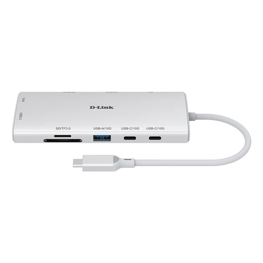 D-LINK USB-C HUB 10-IN-1 HDMI PORTS