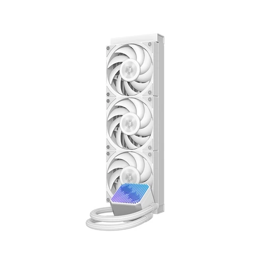 ID-Cooling CPU Water Cooler - DX360 MAX WHITE (32.5dB; max. 144,41 m3 / h; 3x12cm, fehér)