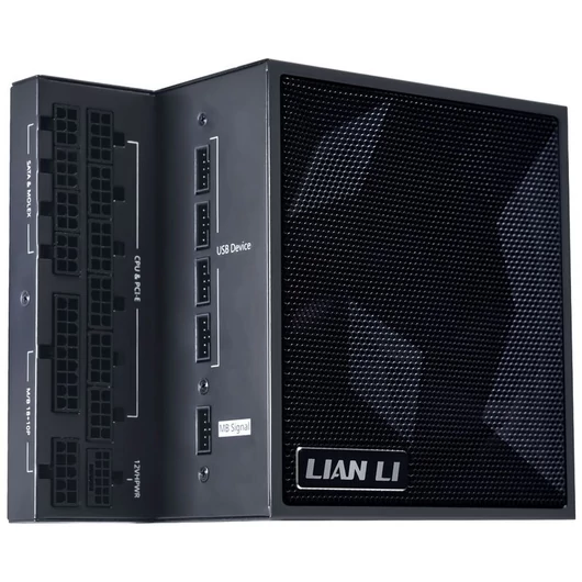 Tápegység Lian Li EDGE EG1000 80 Plus Platinum, PCIe 5.1, ATX 3.1 - 1000W, fekete