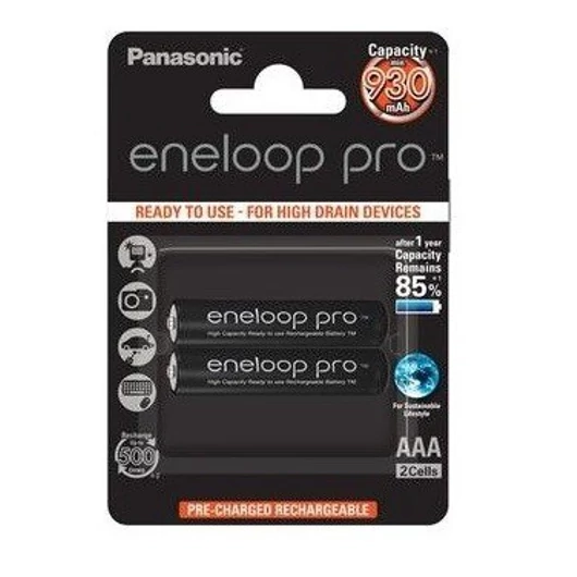 Akkumulátor Panasonic Eneloop Pro 930mAh 2db-os (AAA)