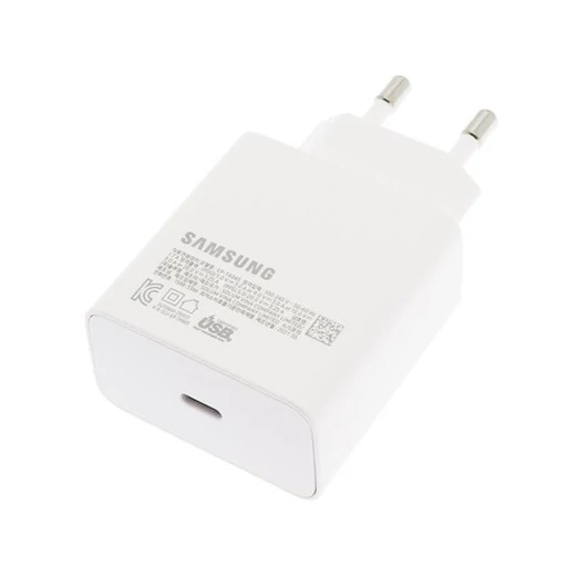 SAMSUNG hálózati töltő Type-C aljzat (5V / 3000mA, 65W, gyorstöltés támogatás) FEHÉR (EP-TA865XWEGWW)