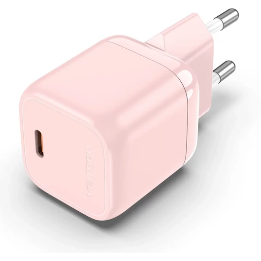 Vention USB-C (1port,30W, pink),töltő