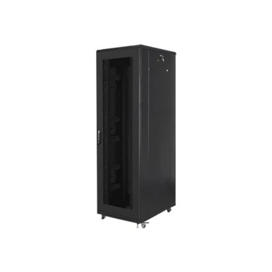 LANBERG rack cabinet 19inch free-standing 42U/800x800 self-assembly flat pack with mesh door black