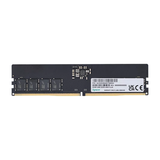 Apacer Memória Desktop - 8GB DDR5 (5600MHz, CL40, 1.1V)