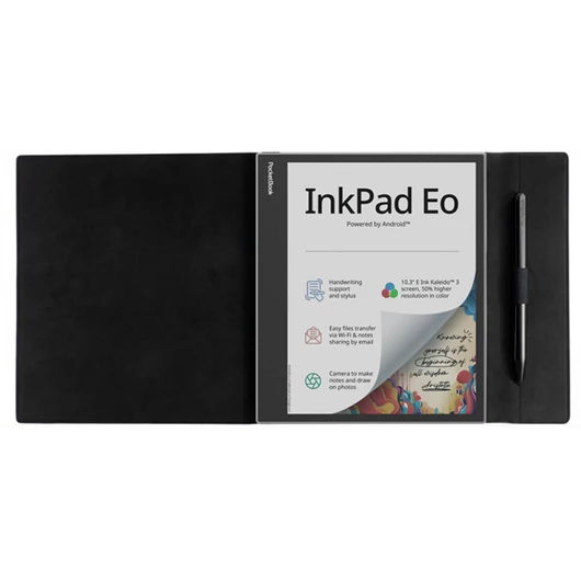POCKETBOOK e-book tok - PB1042 FLIP gyári Tok fekete