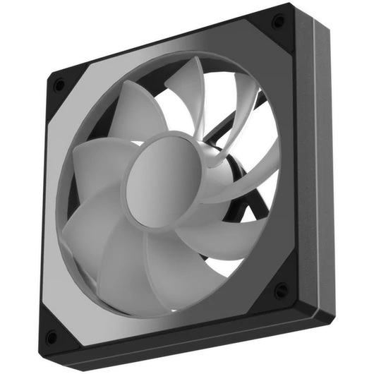 Formula Cooler 12cm - Floe SE 12BK ARPW (25.4dB, max. 38.78 CFM, 4pin csatlakozó, ház hűtésre, ARGB) Fekete