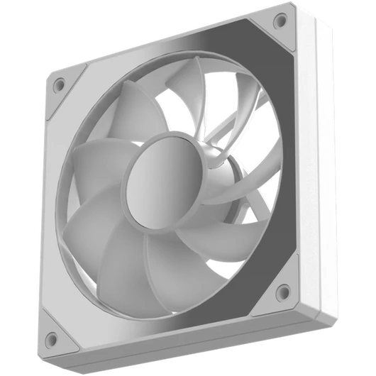 Formula Cooler 12cm - Floe SE 12WH ARPW (25.4dB, max. 38.78 CFM, 4pin csatlakozó, ház hűtésre, ARGB) Fehér