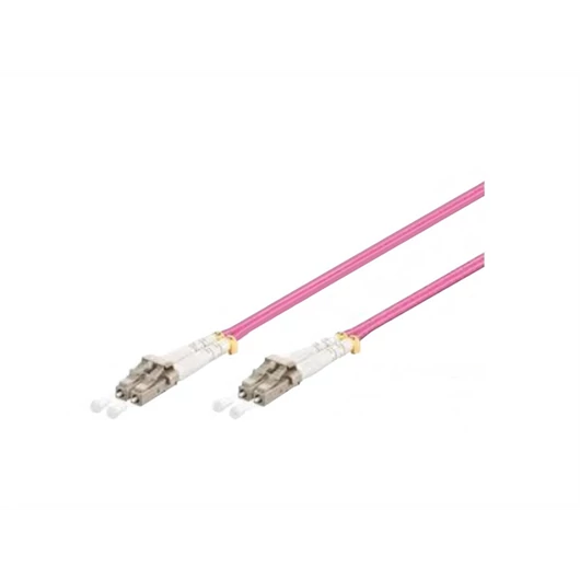 GIGALIGHT Duplex patch kábel 4 x LC / UPC csatlakozóval, 3mm duplex core 50 / 125 OM4 LSZH, 2 m