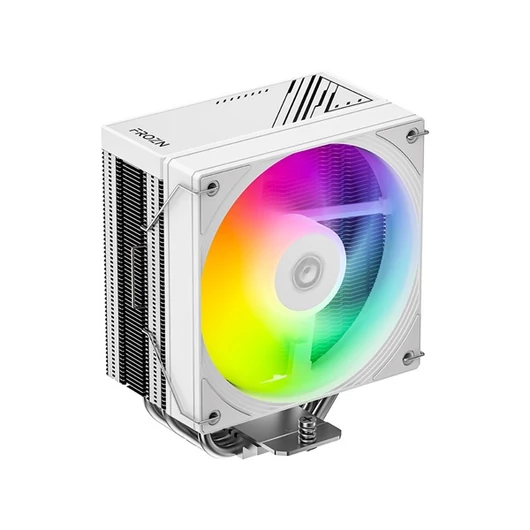 ID-Cooling CPU Cooler - FROZN A410 SE ARGB WHITE (27,2dB; max. 98,54 m3 / h; 4pin csatlakozó, 4 db heatpipe, 12cm, PWM,)