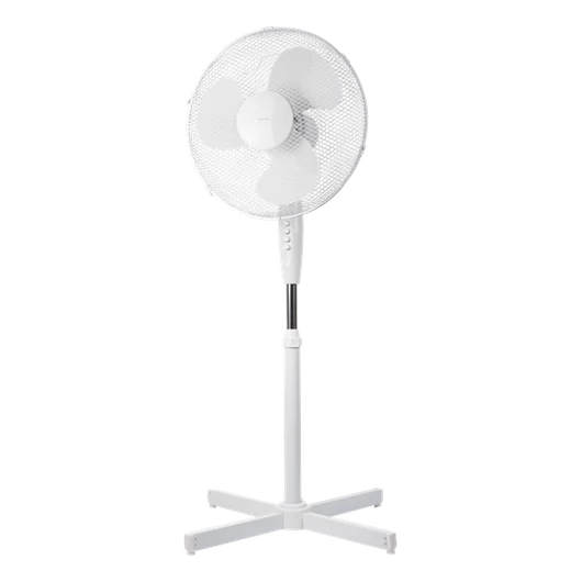 NORDIC HOME FT-530  40cm állóventilátor, 3 év garancia, , telejesítmény: 50W,  oszcilláló, 3 sebesség fokozat, dönthető