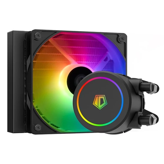 ID-Cooling CPU Water Cooler - FX120 ARGB (35,2dB; max. 129,39 m3 / h; 12cm, A-RGB LED, fekete)