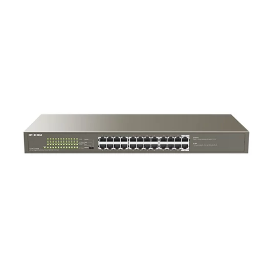 IP-COM Switch PoE - G1124P-24-250W (24x1Gbps; 24 af / at PoE+ port; 225W, Rackbe szerelhető)