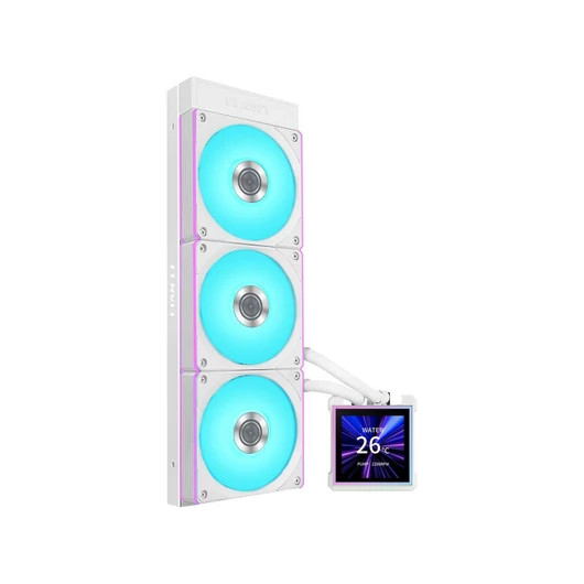 Processzorhűtő Lian Li HYDROSHIFT II LCD-S 360CL AiO - Fehér