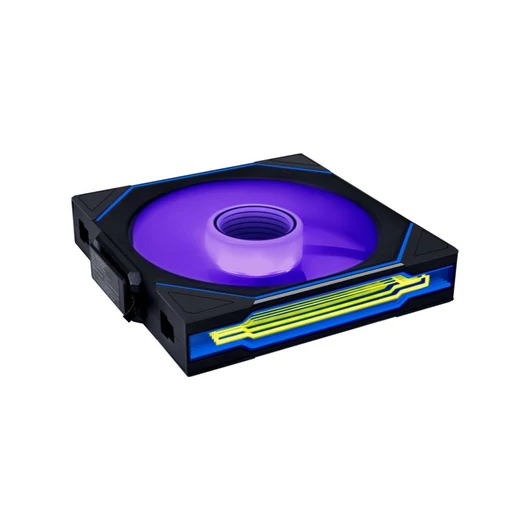 Lian Li UNI FAN SL-INF Wireless ventilátor, Fordított légáramlás, ARGB, PWM - 140mm, fekete