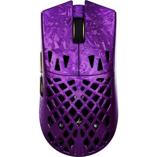 ATK Blazing Sky Ghost Extreme+ Hollow Carbon Fiber optikai vezeték nélküli gaming egér lila