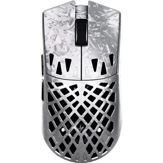 ATK Blazing Sky Ghost Extreme+ Hollow Carbon Fiber optikai vezeték nélküli gaming egér ezüst