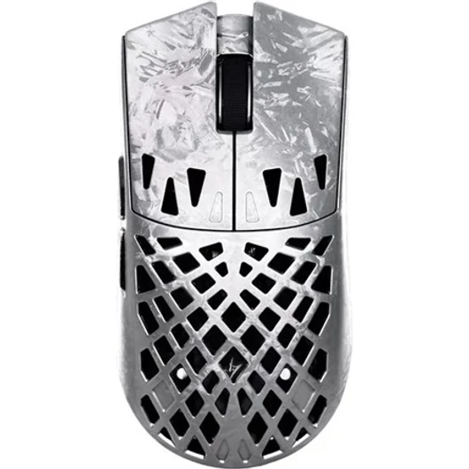 ATK Blazing Sky Ghost Ultimate+ Hollow Carbon Fiber optikai Bluetooth / vezeték nélküli gaming egér ezüst