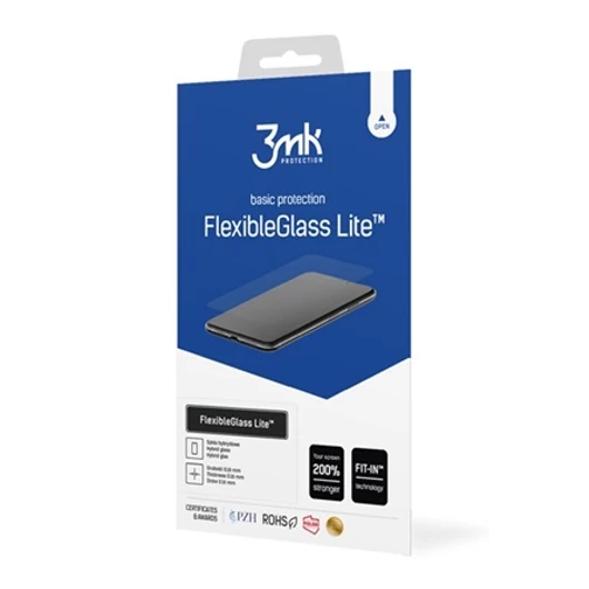 iPhone 13 3MK FLEXIBLE GLASS LITE képernyővédő üveg 2.5D, 6H, ÁTLÁTSZÓ