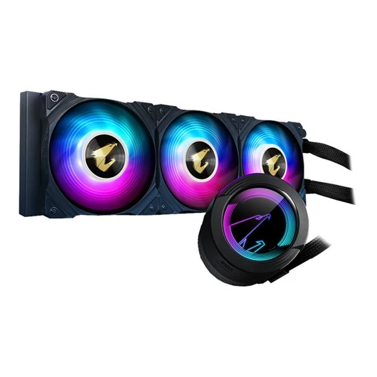 GIGABYTE AORUS WATERFORCE 360LIQUID CPU COOLER with ARGB display
