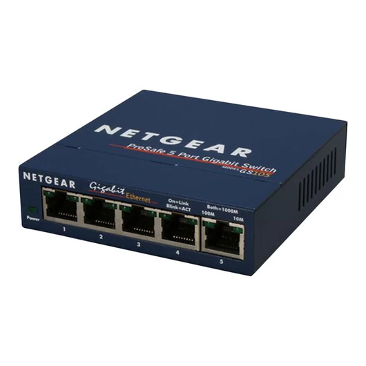 NETGEAR GS105GE Netgear ProSafe 5-Port Gigabit Desktop Switch Metal GS105GE