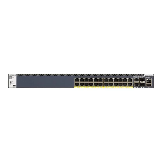 NETGEAR GSM4328PA-100NES Netgear M4300-28G-POE+ MANAGED SWITCH 24x1G PoE+ APS550W (GSM4328PA)