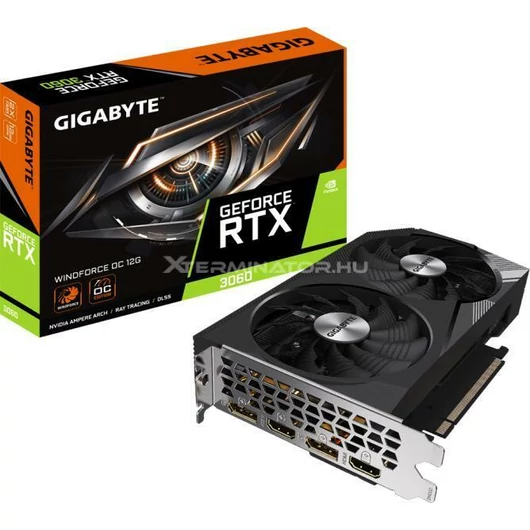 VGA Gigabyte  GeForce® RTX 3060 12GB WINDFORCE OC 2.0