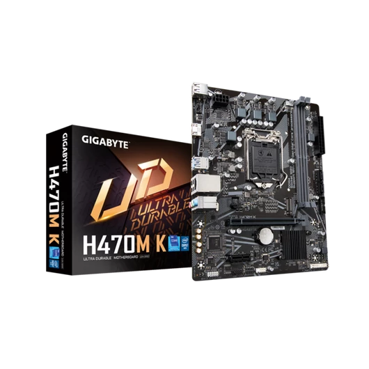 GIGABYTE Alaplap S1200 H470M K INTEL H470, mATX