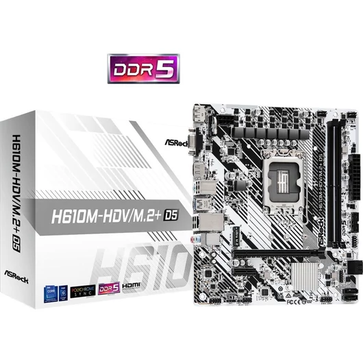 ASRock H610M-HDV/M.2+ D5 alaplap