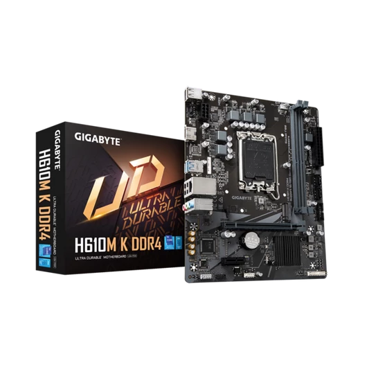 GIGABYTE Alaplap S1700 H610M K DDR4 INTEL H610, mATX