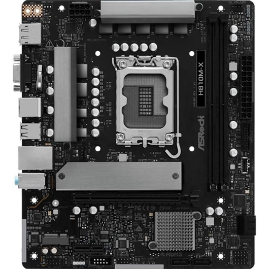 Asrock H810M-X desktop alaplap microATX