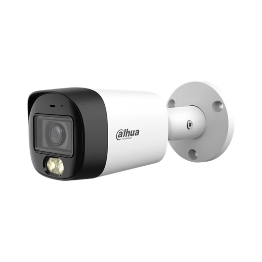 Dahua Analóg csőkamera - HAC-HFW1200RM-IL-A (Duallight, 2MP, kültéri, 2,8 mm, IR30m + LED30m, ICR, IP67, DWDR, mikrofon)