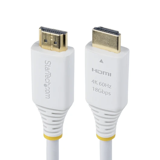 1.8M PREMIUM HDMI CABLE WHITE 6FT WHITE HDMI CORD/4K 60HZ/HDR1