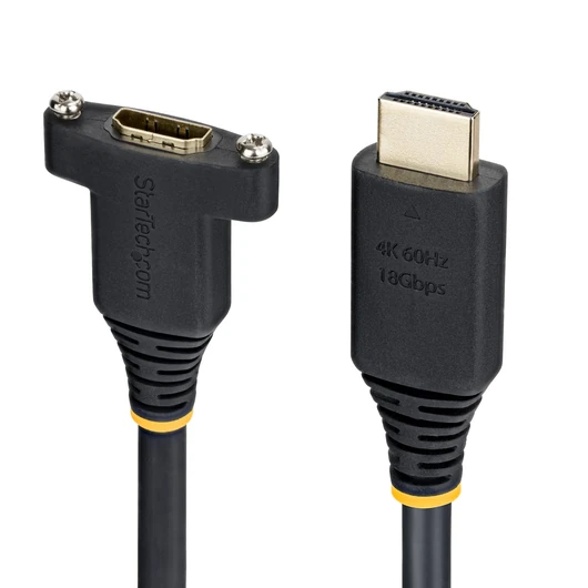1M PANEL MOUNT HDMI CABLE .