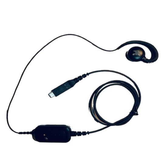 USB-C HEADSET W/ PTT BUTTON AND VOLUME CONTROL WORKF/CE CONNECT