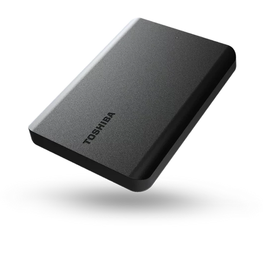 Toshiba Külső HDD 2.5" - 1TB Canvio Basics Fekete (USB3.0; ~5Gbps; NTFS / HFS + ; matt)