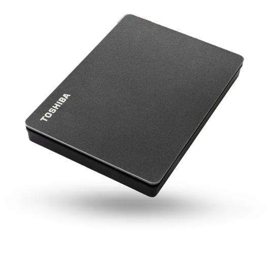 Toshiba Külső HDD 2.5" - 1TB Canvio Gaming Fekete (USB3.2 Gen 1.; ~5Gbps; exFAT)