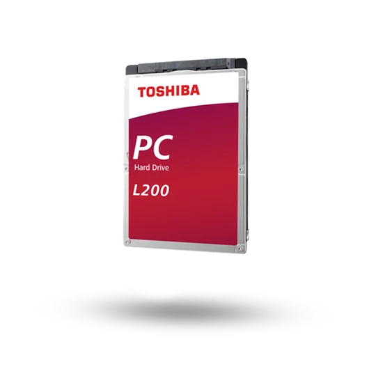 Toshiba Belső HDD 2.5" - L200 (SMR) Mobile Slim 1TB (7mm; Bulk; notebookok, külső HDD házak; játékkonz; 128MB / 5400RPM)