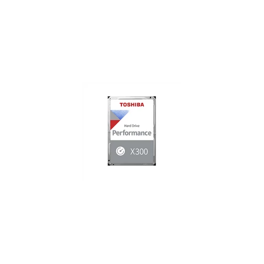 Toshiba Belső HDD 3.5" - X300 High-Performance 4TB (Retail; asztali munkaállomások, médiaközpontok; 256MB / 7200RPM)